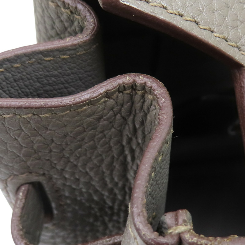 錫器灰 TC牛皮 Birkin 30 銀扣 手提包 □R刻【HERMES 愛馬仕】-18