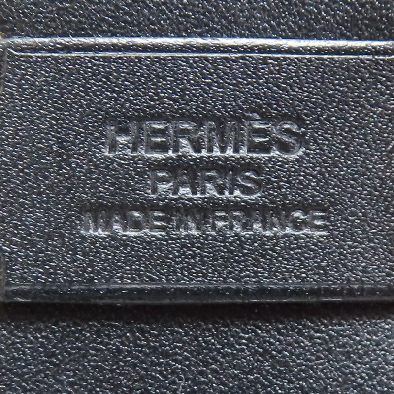 黑色牛皮 灰色帆布 mini herbag 肩背包 金釦 K刻【HERMES 愛馬仕】-5