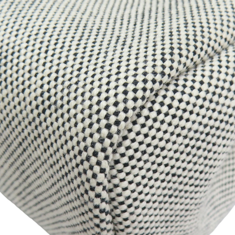 黑色牛皮 灰色帆布 mini herbag 肩背包 金釦 K刻【HERMES 愛馬仕】-9