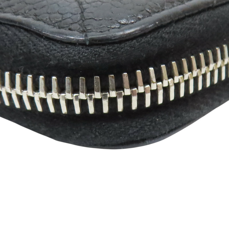 黑色牛皮 拉鍊 長夾 AP0242 無卡【CHANEL 香奈兒】 AP0242-11