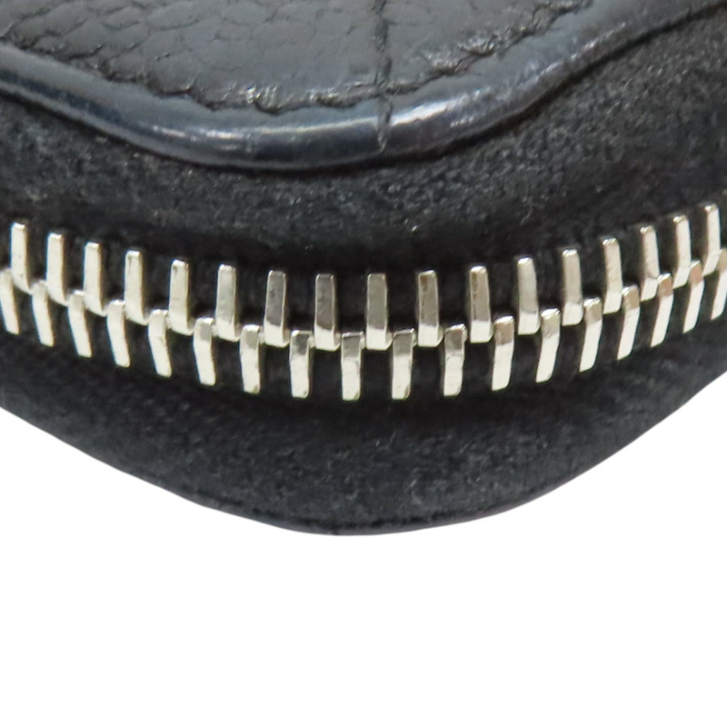 黑色牛皮 拉鍊 長夾 AP0242 無卡【CHANEL 香奈兒】 AP0242-12