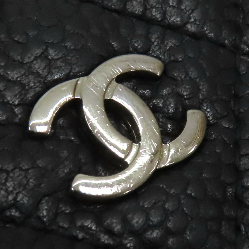 黑色牛皮 拉鍊 長夾 AP0242 無卡【CHANEL 香奈兒】 AP0242-15