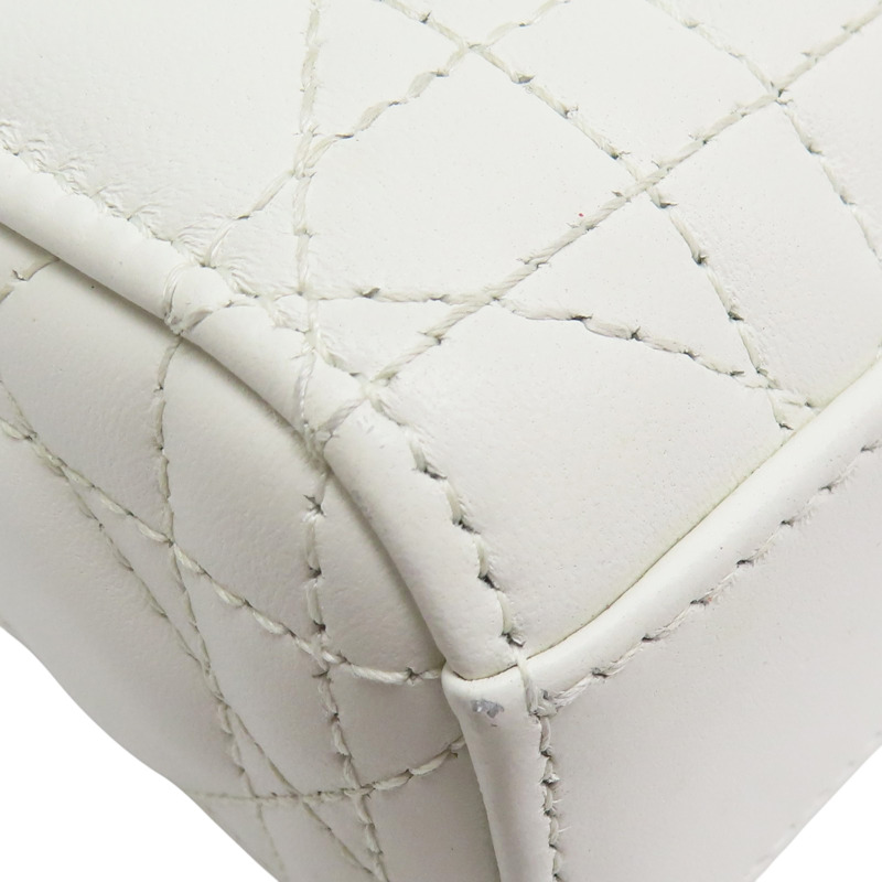 白色 羊皮 Lady Dior D-Joy Medium 兩用包【Dior 迪奧】 M0540ONGE_M030-8