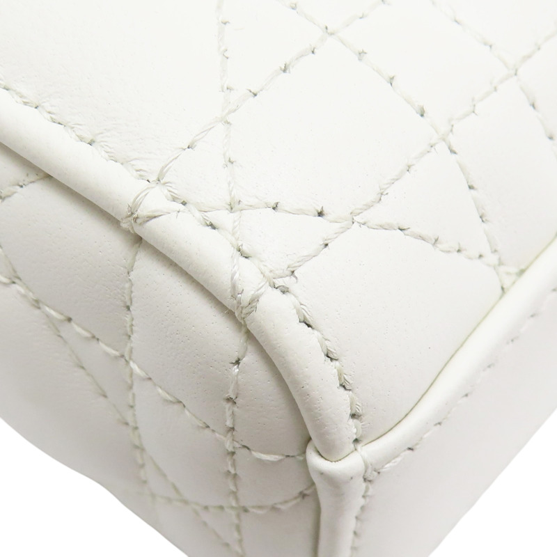 白色 羊皮 Lady Dior D-Joy Medium 兩用包【Dior 迪奧】 M0540ONGE_M030-10