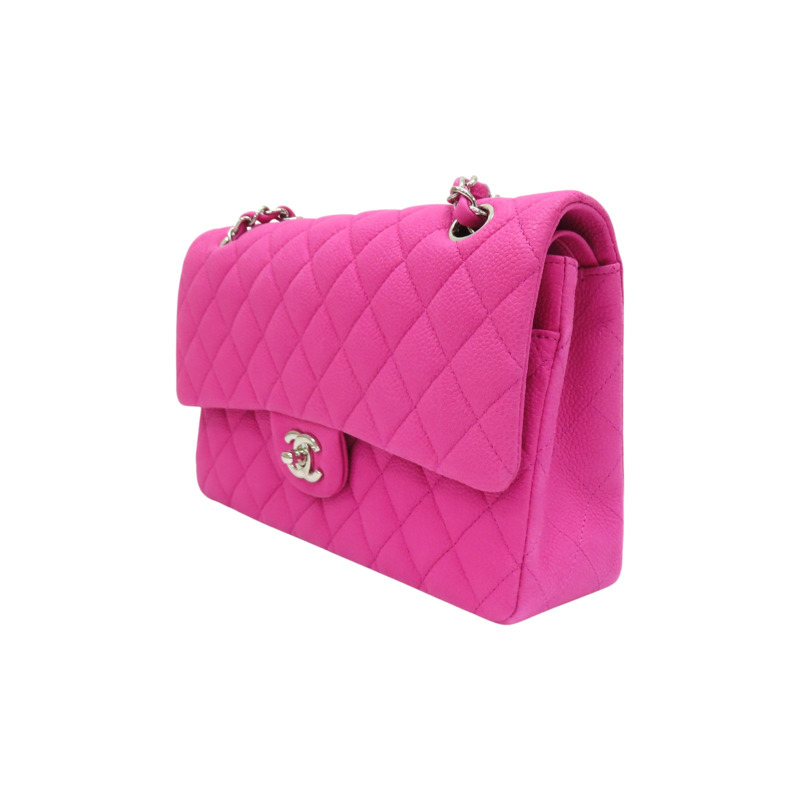 粉色 荔枝紋 牛皮 Coco 25cm 肩背包 A01112【CHANEL 香奈兒】 A01112-2