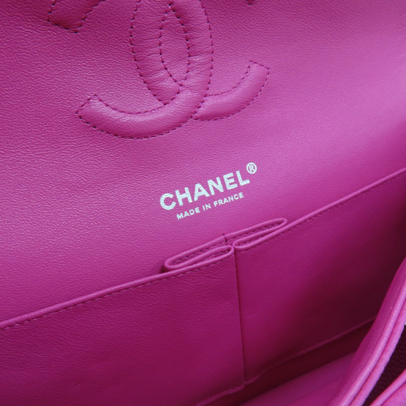 粉色 荔枝紋 牛皮 Coco 25cm 肩背包 A01112【CHANEL 香奈兒】 A01112-7