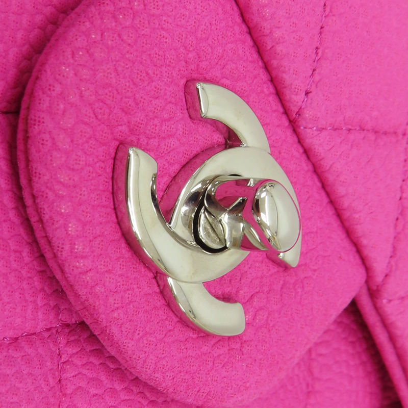 粉色 荔枝紋 牛皮 Coco 25cm 肩背包 A01112【CHANEL 香奈兒】 A01112-10