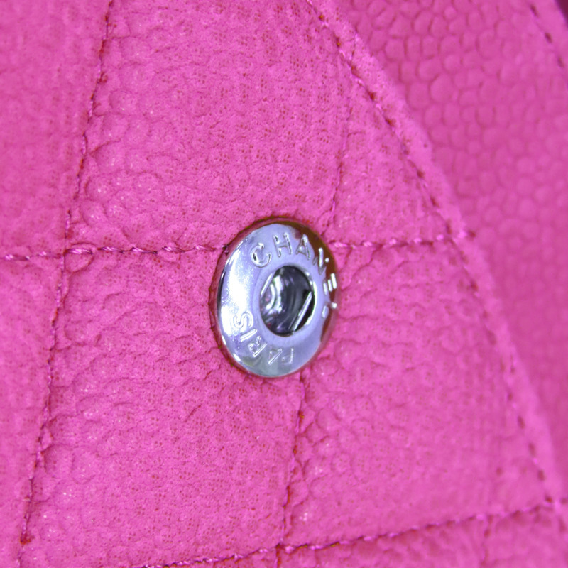 粉色 荔枝紋 牛皮 Coco 25cm 肩背包 A01112【CHANEL 香奈兒】 A01112-12