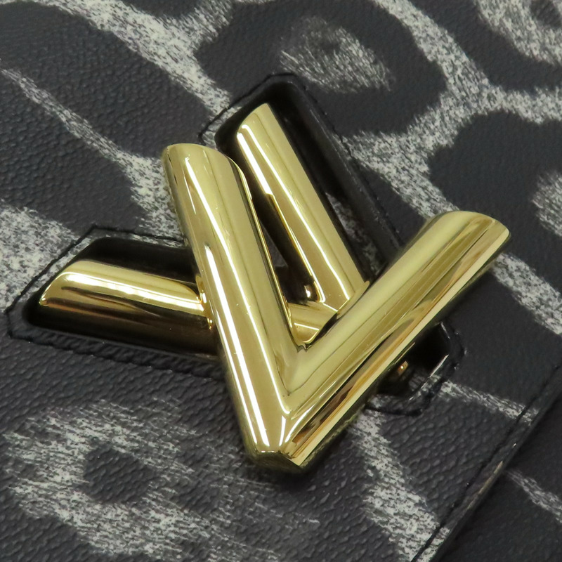 黑色 印花帆布 豹紋 Twist MM 兩用包 M52048【LOUIS VUITTON LV 路易威登】 M52048-10