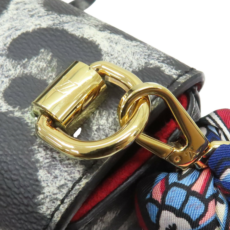 黑色 印花帆布 豹紋 Twist MM 兩用包 M52048【LOUIS VUITTON LV 路易威登】 M52048-11