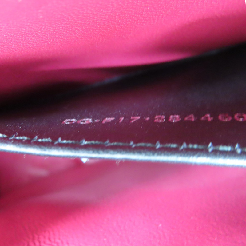 黑色 牛皮 圓鉚釘 Divas Dream 鍊帶肩背包【BVLGARI 寶格麗】-6