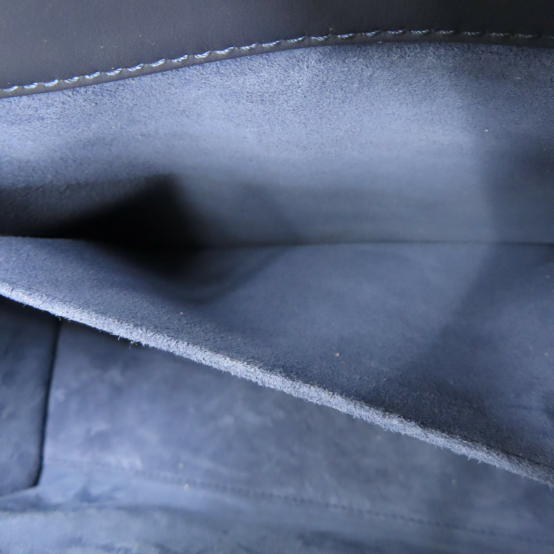 深藍色 牛皮 籐格紋 Lady Dior 兩用包 【Dior 迪奧 】-6