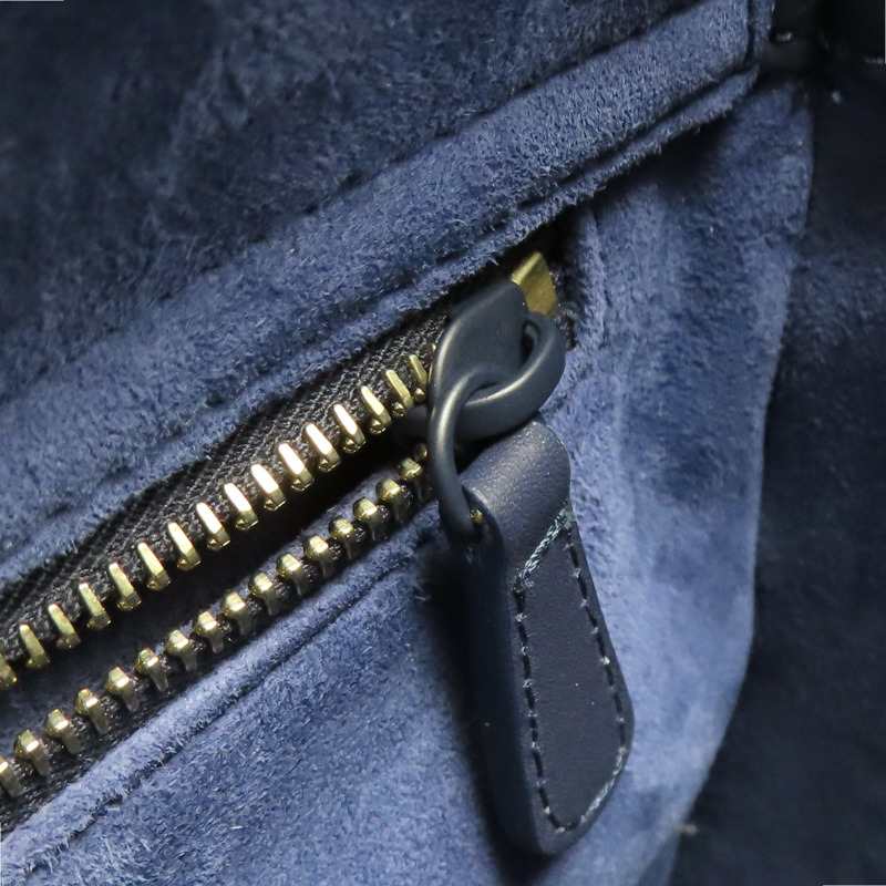 深藍色 牛皮 籐格紋 Lady Dior 兩用包 【Dior 迪奧 】-13