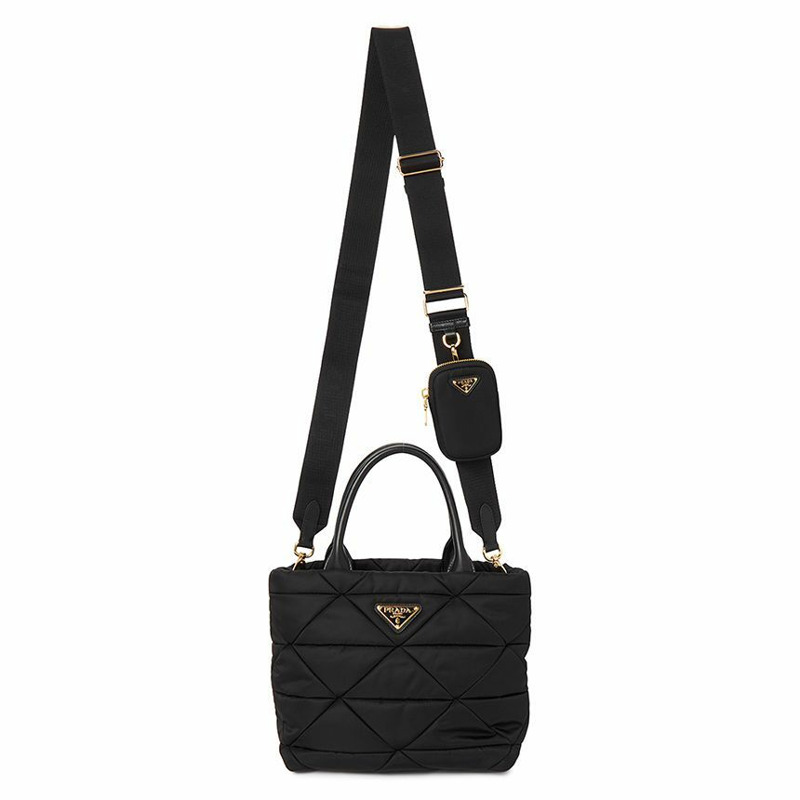 PRADA 女士小號尼龍加厚手提包 1BG373 RDJN F0632 B9M-6