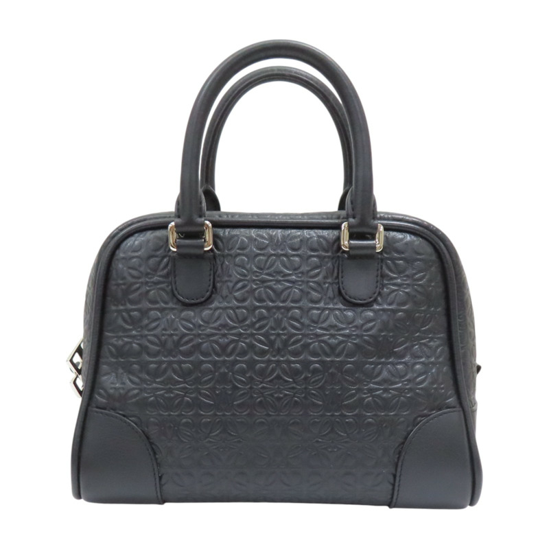 黑色 壓紋牛皮 Amazona small repeat 兩用包【LOEWE 羅威】-1