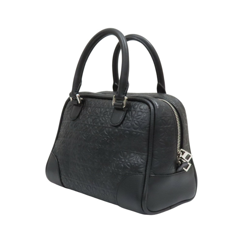 黑色 壓紋牛皮 Amazona small repeat 兩用包【LOEWE 羅威】-2