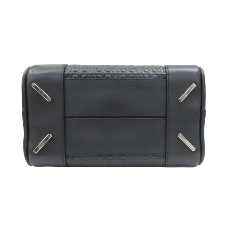 黑色 壓紋牛皮 Amazona small repeat 兩用包【LOEWE 羅威】-3