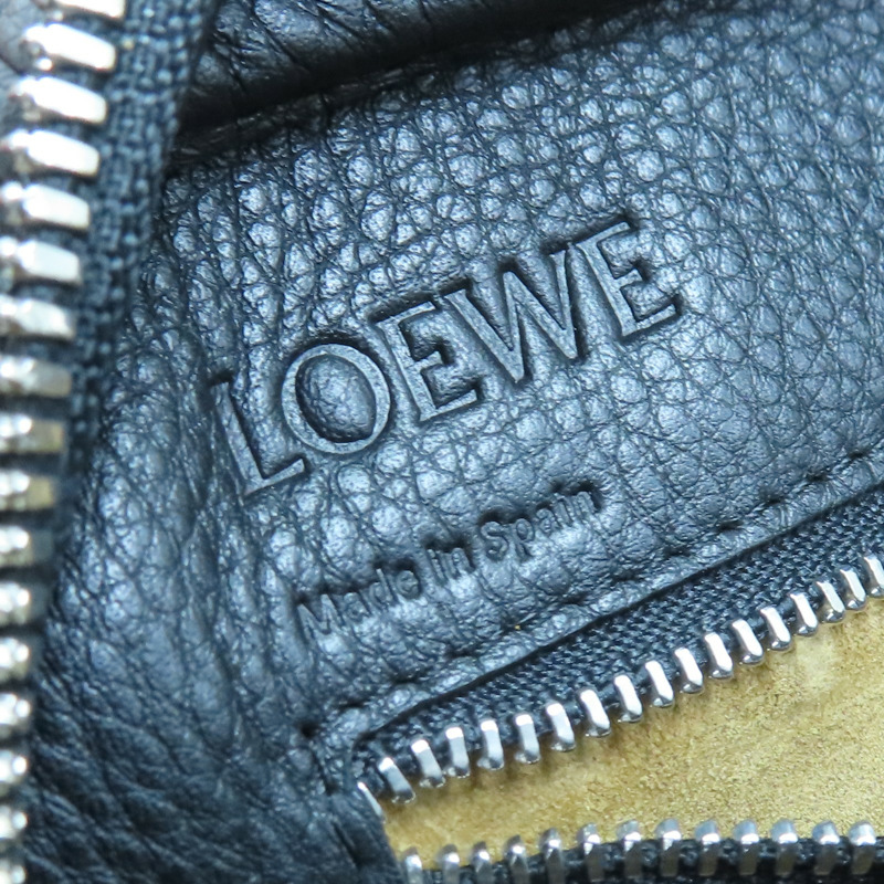 黑色 壓紋牛皮 Amazona small repeat 兩用包【LOEWE 羅威】-7