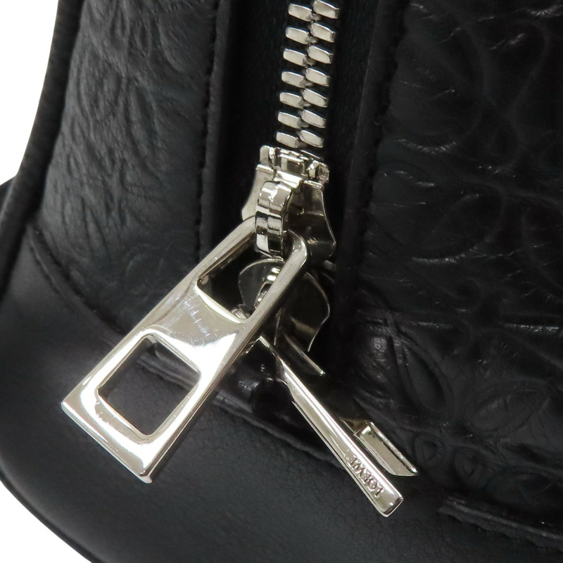 黑色 壓紋牛皮 Amazona small repeat 兩用包【LOEWE 羅威】-11