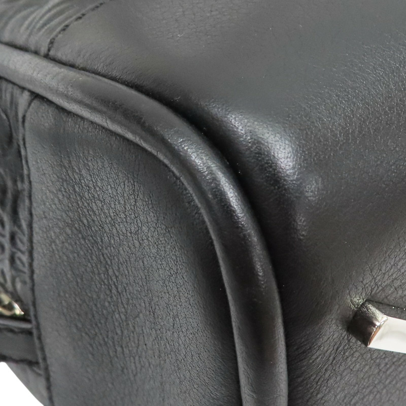 黑色 壓紋牛皮 Amazona small repeat 兩用包【LOEWE 羅威】-17