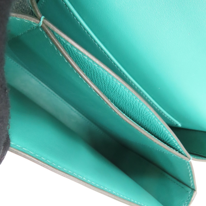 孔雀綠 Epsom牛皮 Mosaique au 24 金扣 D刻【HERMES 愛馬仕】-4