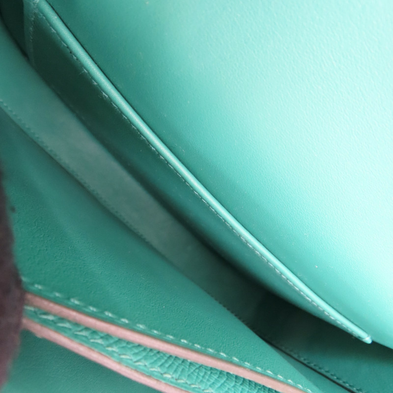 孔雀綠 Epsom牛皮 Mosaique au 24 金扣 D刻【HERMES 愛馬仕】-6