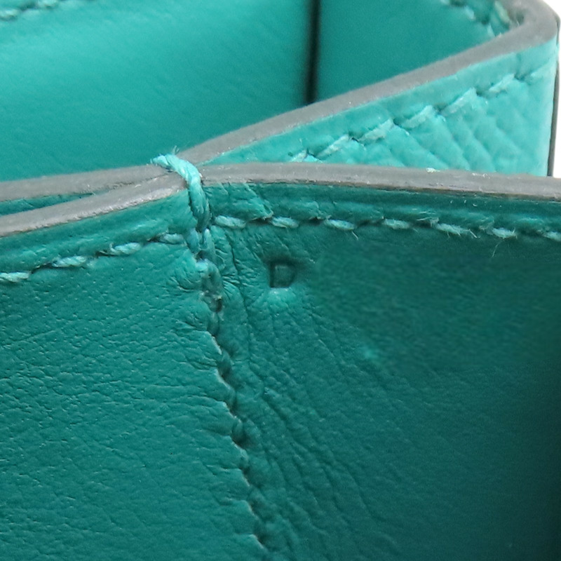 孔雀綠 Epsom牛皮 Mosaique au 24 金扣 D刻【HERMES 愛馬仕】-8