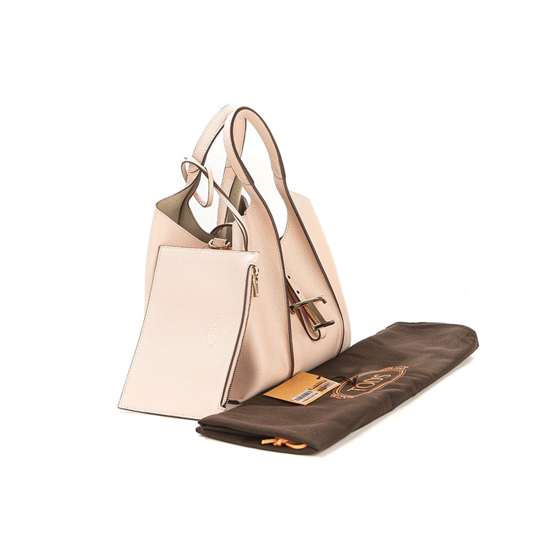 TODS 25FW 經典 Logo 裝飾手提包-17