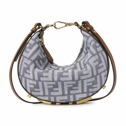 FENDI 石墨色迷你女士單肩包 8BS081 AUT4 F1SYG