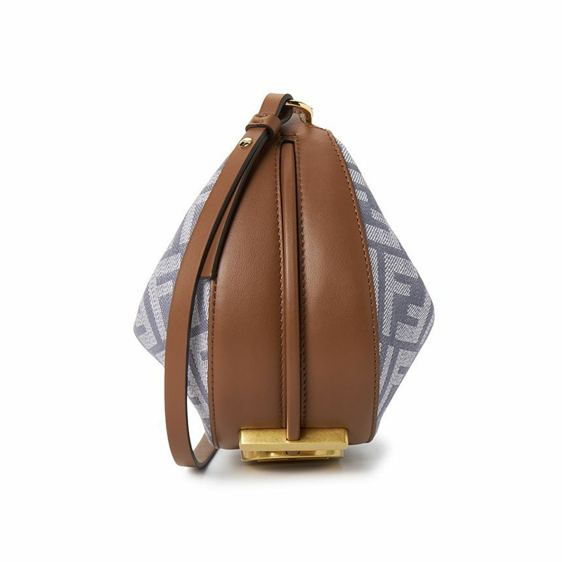 FENDI 石墨色迷你女士單肩包 8BS081 AUT4 F1SYG-2