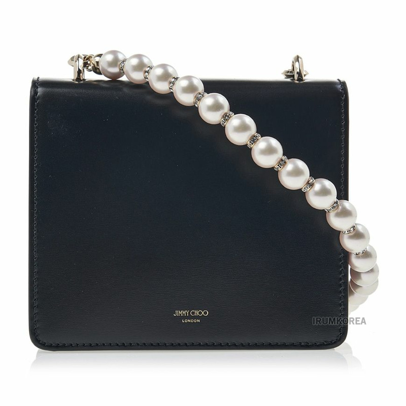 JIMMY CHOO AVENUE QUAD XS RAM 黑色 淺金色 SS25-2