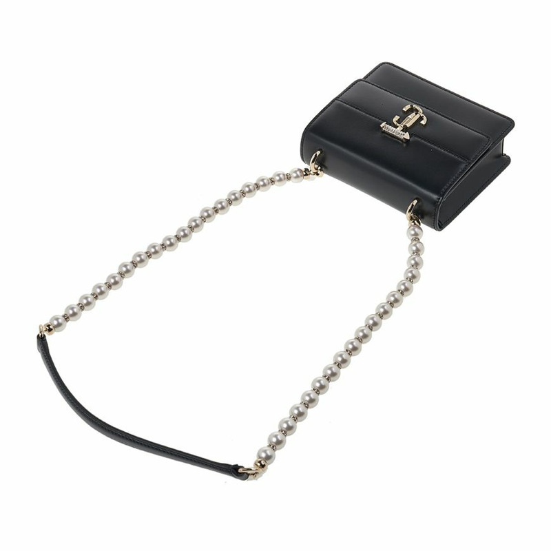 JIMMY CHOO AVENUE QUAD XS RAM 黑色 淺金色 SS25-3