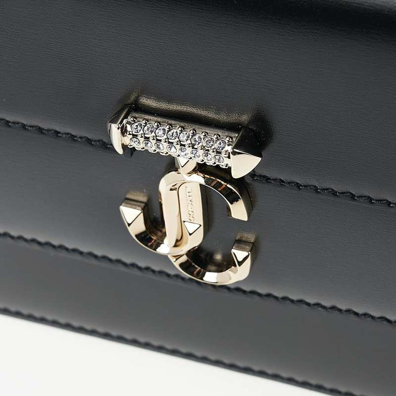 JIMMY CHOO AVENUE QUAD XS RAM 黑色 淺金色 SS25-5