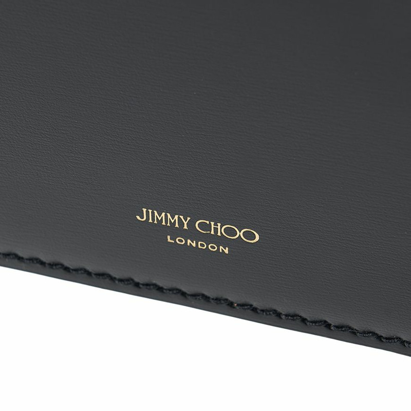 JIMMY CHOO AVENUE QUAD XS RAM 黑色 淺金色 SS25-7