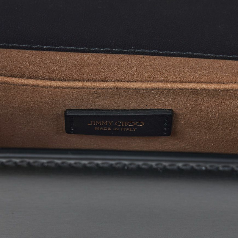 JIMMY CHOO AVENUE QUAD XS RAM 黑色 淺金色 SS25-9