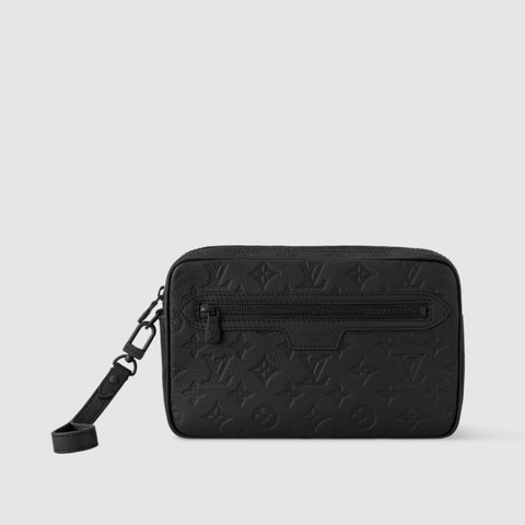 LOUIS VUITTON Monogram Shadow Pochette Cassis M14910