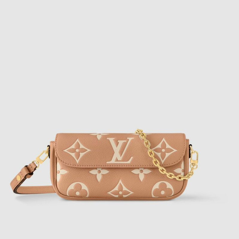 LOUIS VUITTON Monogram Empreinte 鏈條 Ivy 錢包 M12758-0