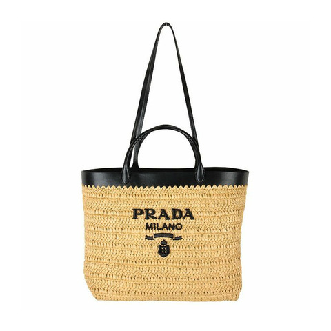 PRADA 鉤針編織手提袋 1BG499 2M2Q F0I55