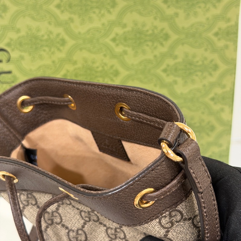 #大全配🈶購證 #專櫃7️⃣萬 Gucci Ophidia老花水桶斜挎包-13