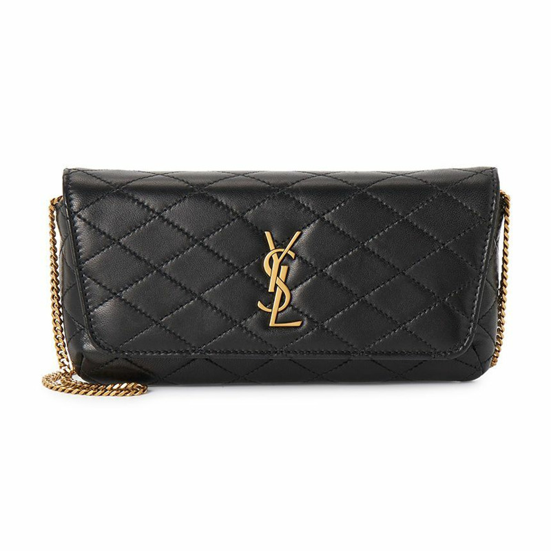 SAINT LAURENT Gabby 女士鏈單肩包 754051 1EL07 1000-0