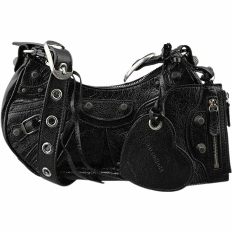 BALENCIAGA Le Cagole XS 黑色女士單肩包 671309 1VG9Y 1000-2