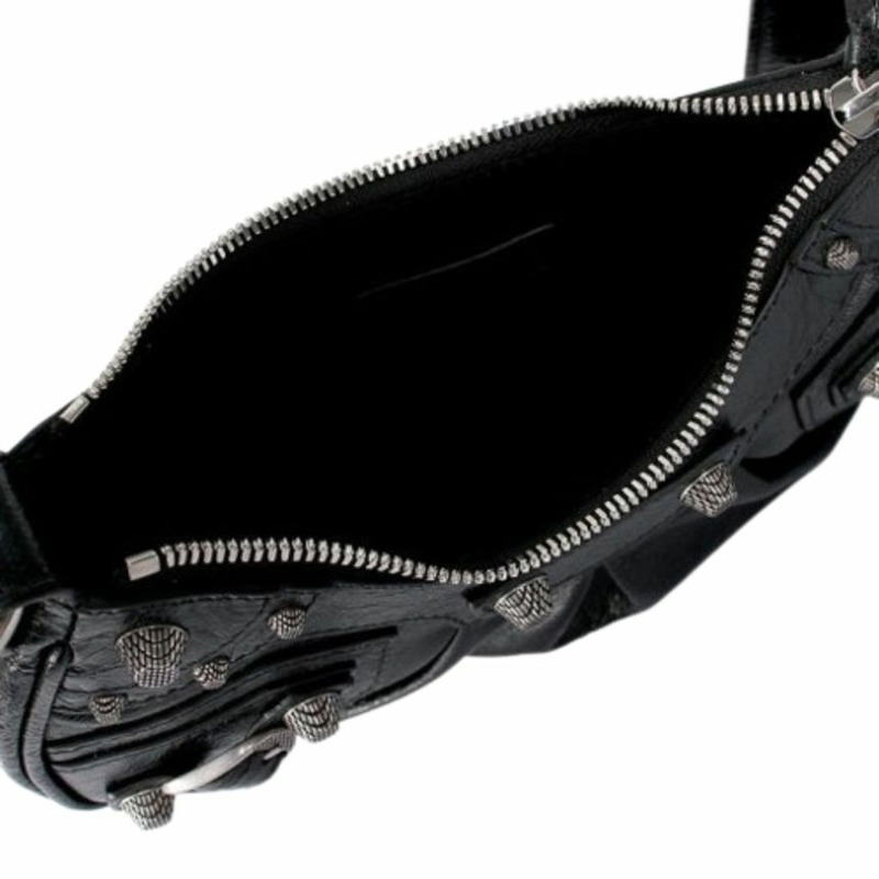 BALENCIAGA Le Cagole XS 黑色女士單肩包 671309 1VG9Y 1000-4
