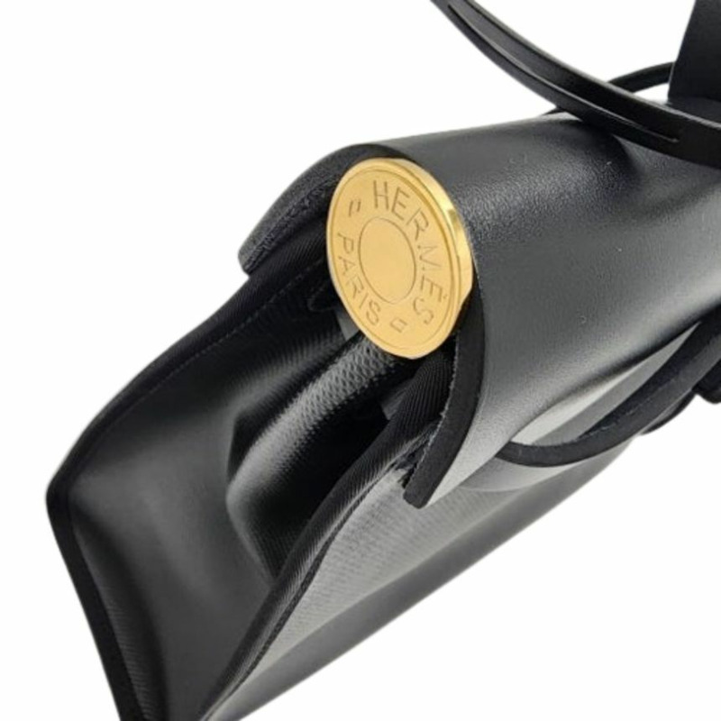 HERMES Herbag 31 帆布黑色金色五金印章全套 H072069CCAA-10