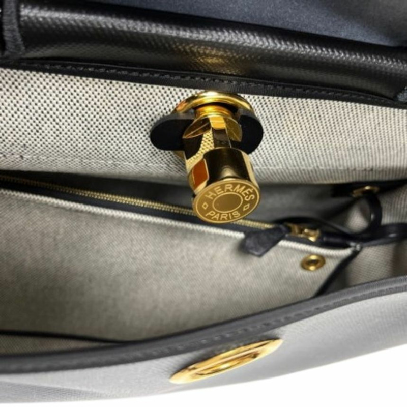 HERMES Herbag 31 帆布黑色金色五金印章全套 H072069CCAA-12