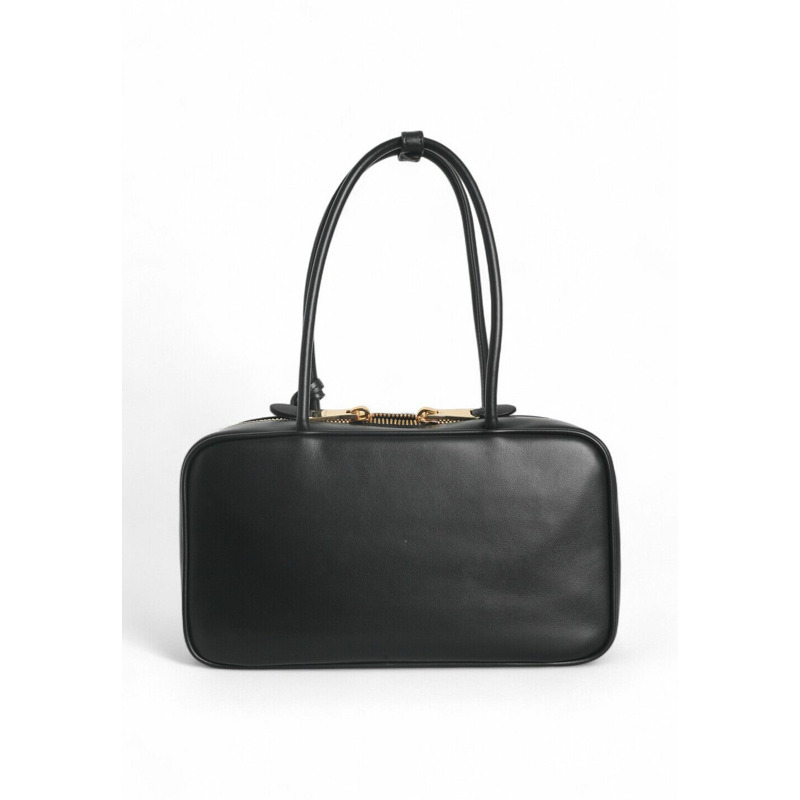 MIU MIU 中號 Beau 包 黑色 5BB172 2CRW F0002 V OTO-1