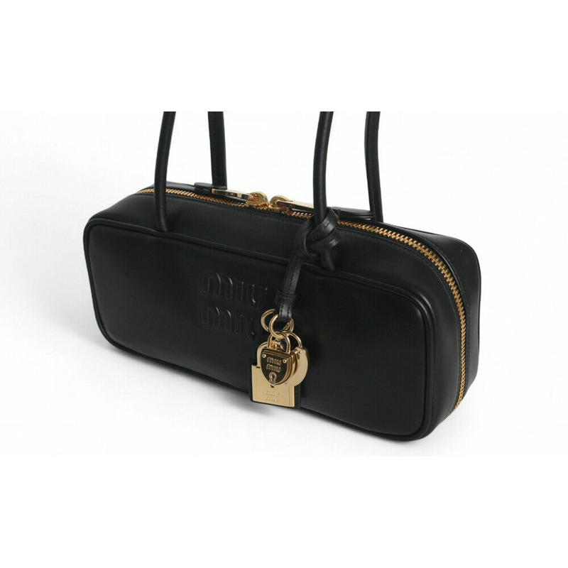 MIU MIU 小號 Beau Bag 干邑色 5BB173 2CRW F0002-3