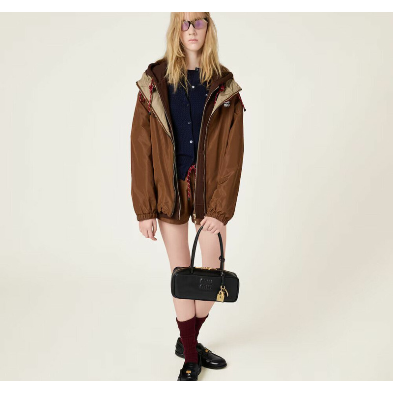 MIU MIU 小號 Beau Bag 干邑色 5BB173 2CRW F0002-7