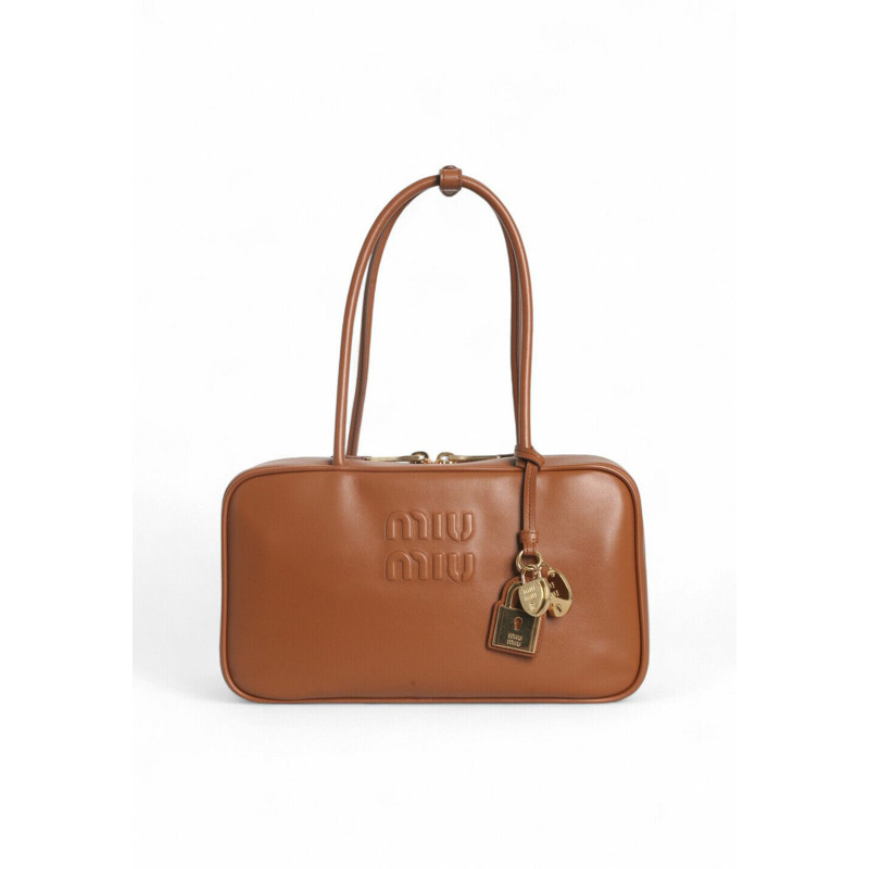 MIU MIU 中號 Beau Bag 干邑色 5BB172 2CRW F0046 V OTO-0