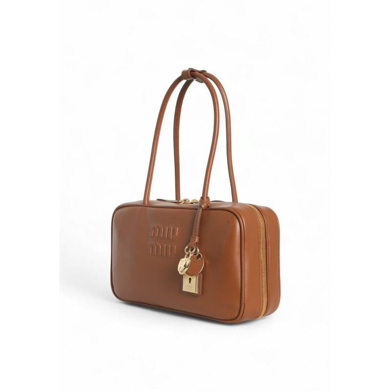 MIU MIU 中號 Beau Bag 干邑色 5BB172 2CRW F0046 V OTO-4