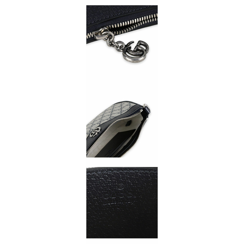 GUCCI Ophidia GG 小號鏈條包(米色/藍色)735132 96IWN 4076-4